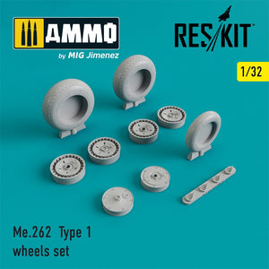 Reskit - 1/32 Me. 262 Type 1 Wheels Set (RS32-0204)