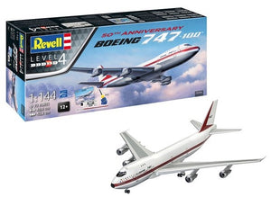 Revell - 1/144 Boeing 747-100 50th Anniversary (Model Set Incl. Paint)