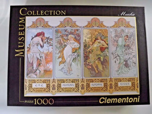 Clementoni - Mucha - The 4 Seasons (1000pcs)