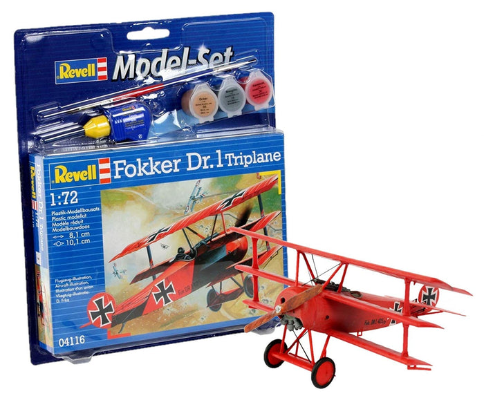 Revell - 1/72 Fokker DR.1 (Model Set Incl. Paint)