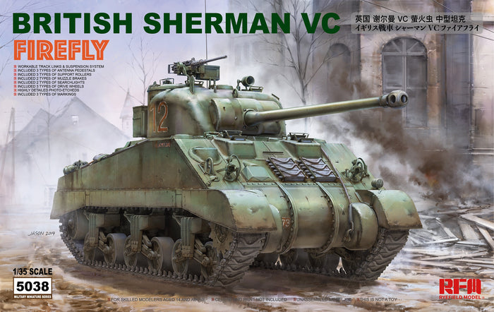 RFM - 1/35 British Sherman VC "Firefly" w/ Workable Track Links