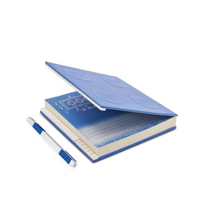 LEGO - 2.0 Locking Notebook with Gel Pen - Blue