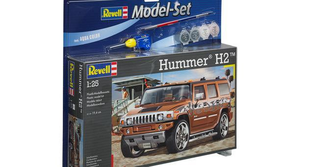 Revell - 1/25 Hummer H2 (Model Set Incl. Paint)