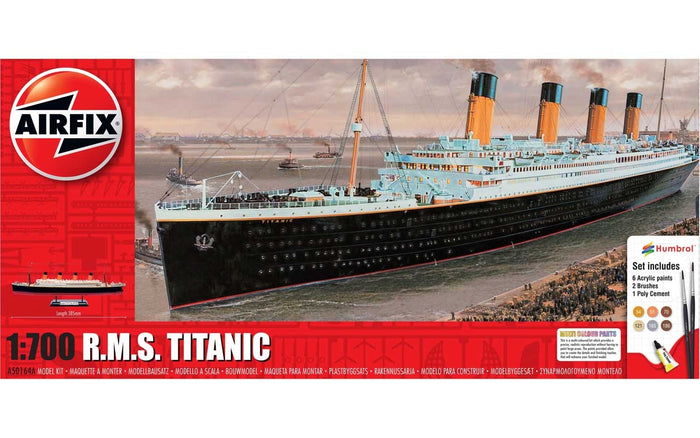 Airfix - 1/700 RMS Titanic (Set Incl. Paint)