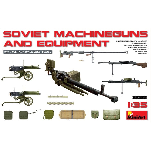 Miniart - 1/35 Soviet Machine Guns And Equipment