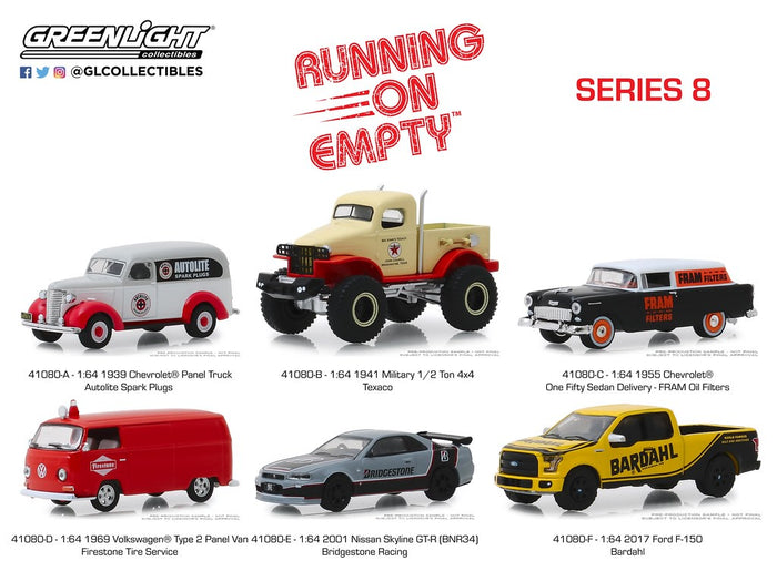 Greenlight - 1/64 Running On Empty Series 8 (Assorted / Sold Individually)