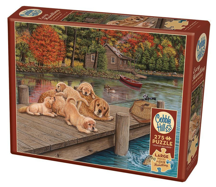 Cobble Hill - Lazy Day on the Dock (275pcs) Easy Handling