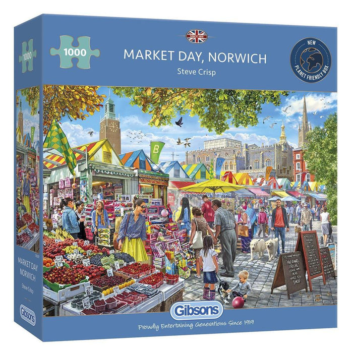 Gibsons - Market Day, Norwich (1000pcs)