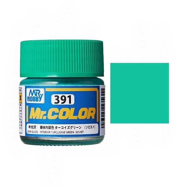 Mr.Color - C391 Interior Turquoise Green / Soviet (Semi-Gloss)