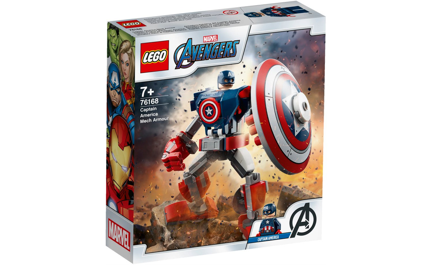 Captain America Mech Armour Lego Avengers Robots LEGO 76168