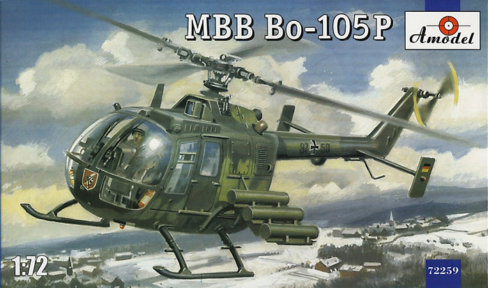 Amodel - 1/72 MBB BO-105P Helicopter