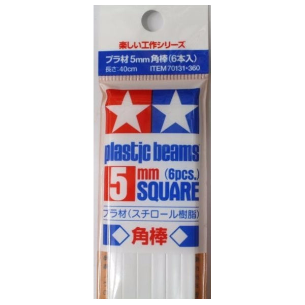 Tamiya - Plastic Beams 5mm Square (6pcs)