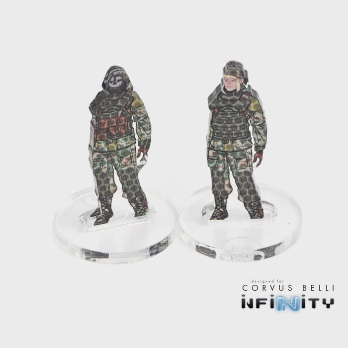 Warsenal - Infinity 3D Markers - Strelok (Ambush Camo, 2x 25mm)