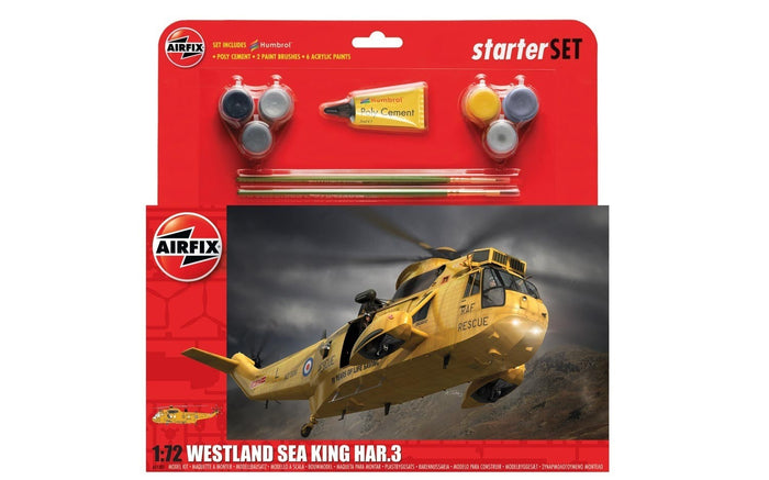 Airfix - 1/72 Westland Sea King HA (Starter Set Incl.Paint)