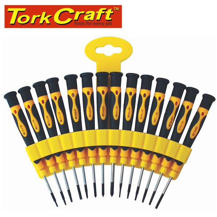 Tork Craft - 14pc Precision Screwdriver set