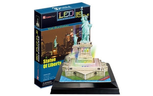 Cubic Fun - Statue of Liberty (USA) w/LED (37pcs) (3D)