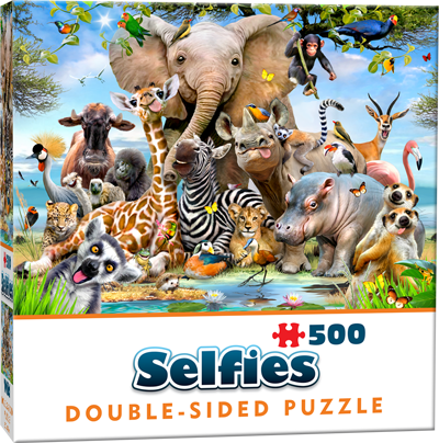 Cheatwell - Double Sided Puzzles - Wild (500Pcs)