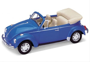 Welly - 1/24 Volkswagen Beetle Convertible (Blue)