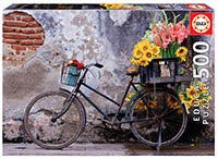 Educa - Bicycle with Flowers (500pcs)