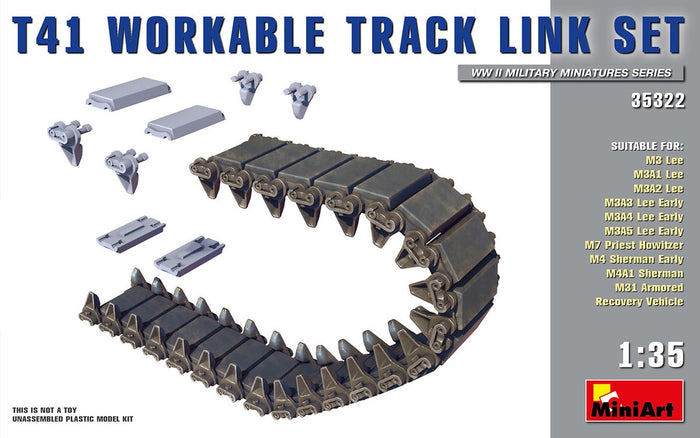 Miniart - 1/35 T41 Workable Track Link S