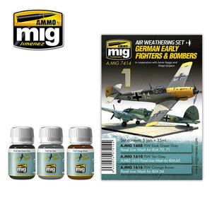 AMMO - 7414 German Early Fighters And Bombers (Air Weathering Set)