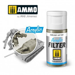 AMMO - 0827 Acrylic FILTER Light Gray