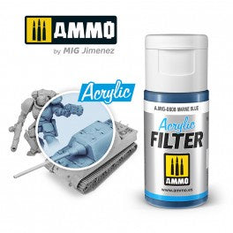 AMMO - 0808 Acrylic FILTER Marine Blue