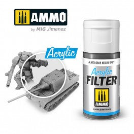 AMMO - 0805 Acrylic FILTER Medium Grey