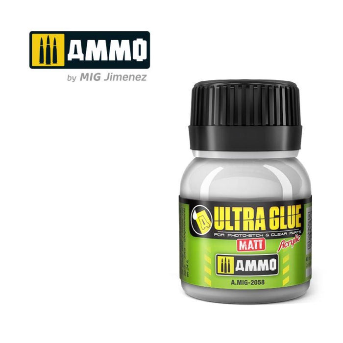 AMMO - 2058 Ultra Glue Matt - (for Etch - Clear Parts etc.)