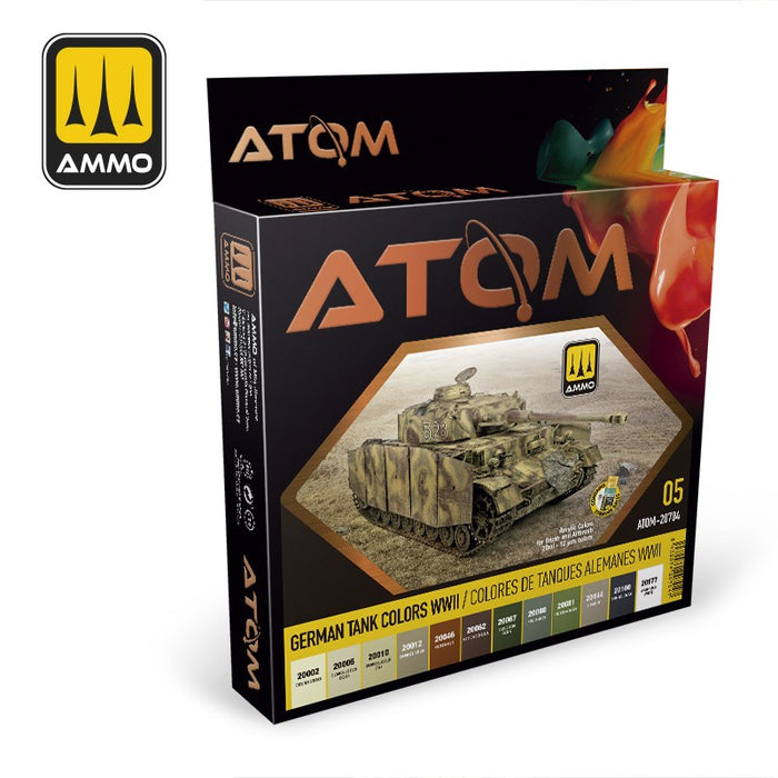 ATOM - 20704 German Tank Colors WWII