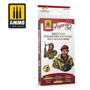 AMMO - 7045 British Paratroopers Red Devils WWII (Paint Set)