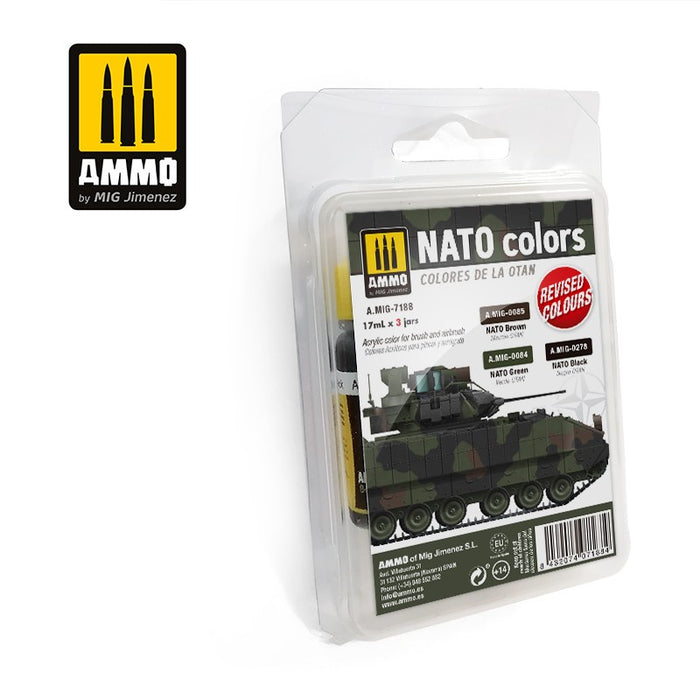 AMMO - 7188 NATO Colors (Paint Set)
