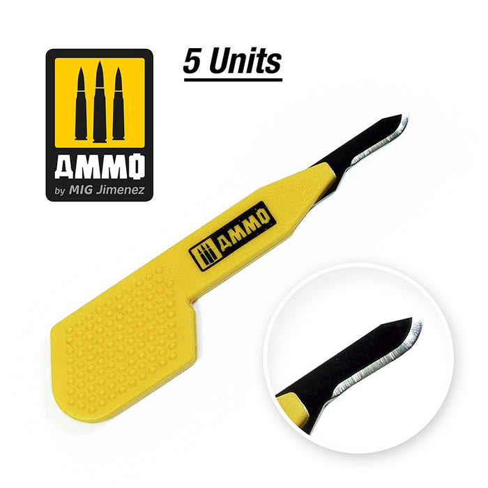 AMMO - 8686 Precision Blade Curved (5 pcs.)