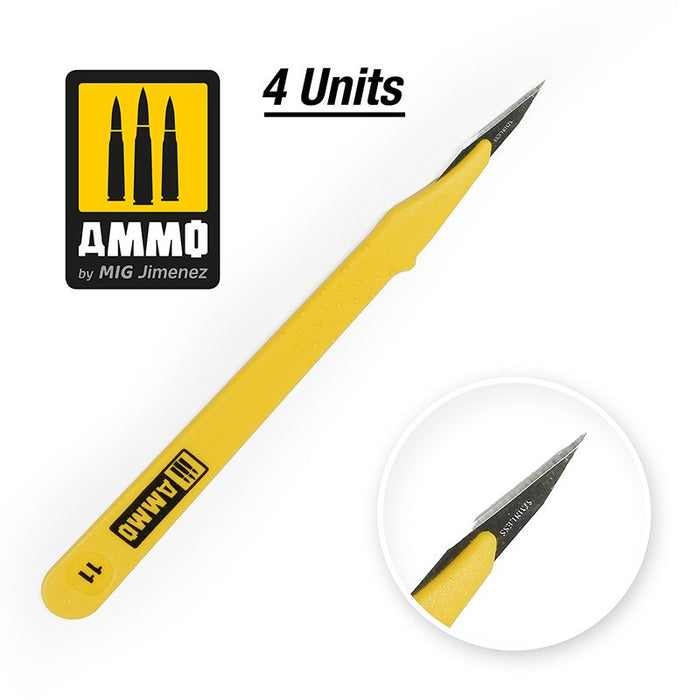 AMMO - 8692 Standard Blade Straight (4 pcs.)