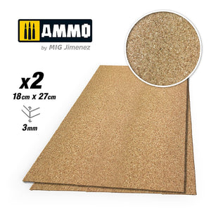 AMMO - Create Cork - Fine Grain (3mm) 2pcs
