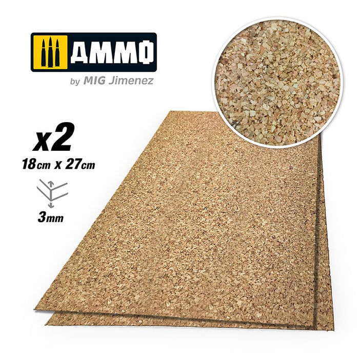 AMMO - Create Cork - Medium Grain (3mm) 2pcs