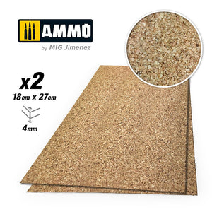 AMMO - Create Cork - Medium Grain (4mm) 2pcs