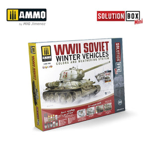 AMMO - SOLUTION BOX MINI - How to Paint WWII Soviet Winter Vehicles