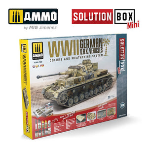 AMMO - SOLUTION BOX MINI - WWII German D.A.K. Vehicles