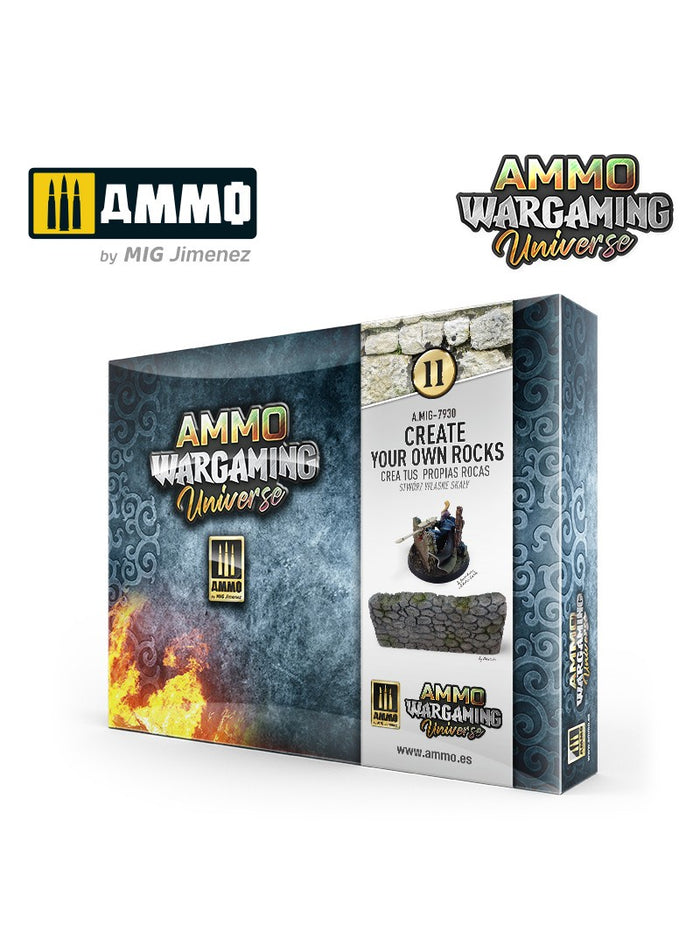 AMMO WARGAMING UNIVERSE #11 - Create Your Own Rocks