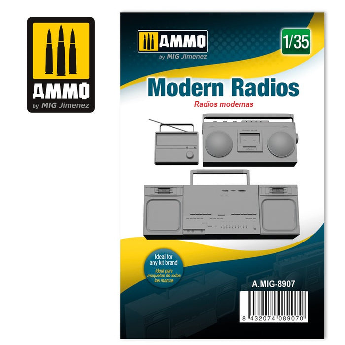 AMMO 8907 - 1/35 Modern Radios (Resin)