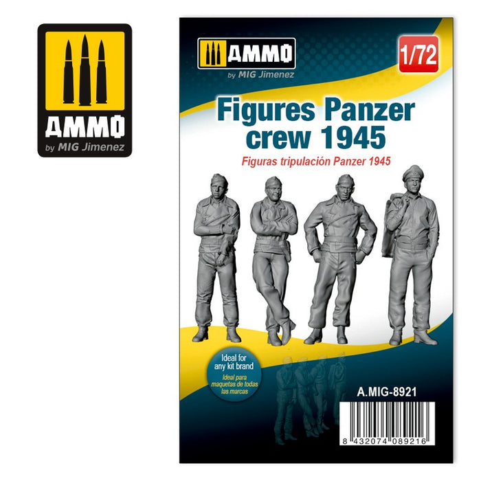 AMMO 8921 - 1/72 Figures Panzer Crew 1945