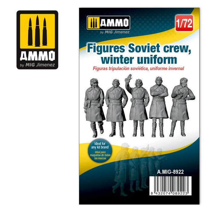 AMMO 8922 - 1/72 Figures Soviet Crew, Winter Uniform