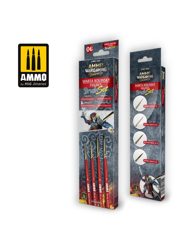 AMMO WARGAMING UNIVERSE - Marta Kolinsky Figures Brush Set