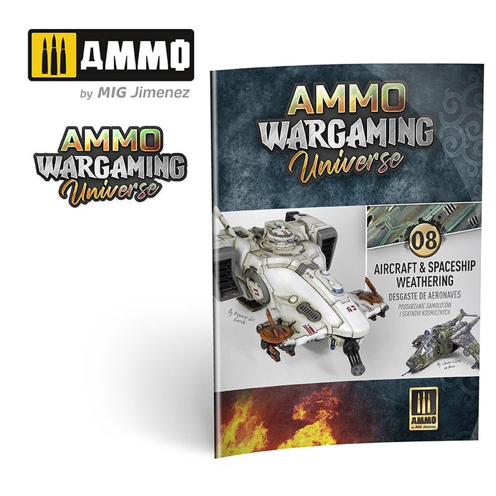 AMMO WARGAMING UNIVERSE Book 08 - Aircraft and Spaceship Weathering