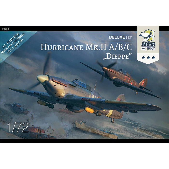 ARMA Hobby - 1/72 Hurricane Mk II a/b/c Dieppe Deluxe Set