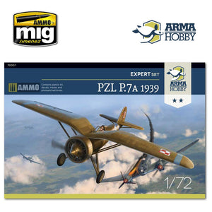 ARMA Hobby - 1/72 PZL P.7a Expert Set 1939