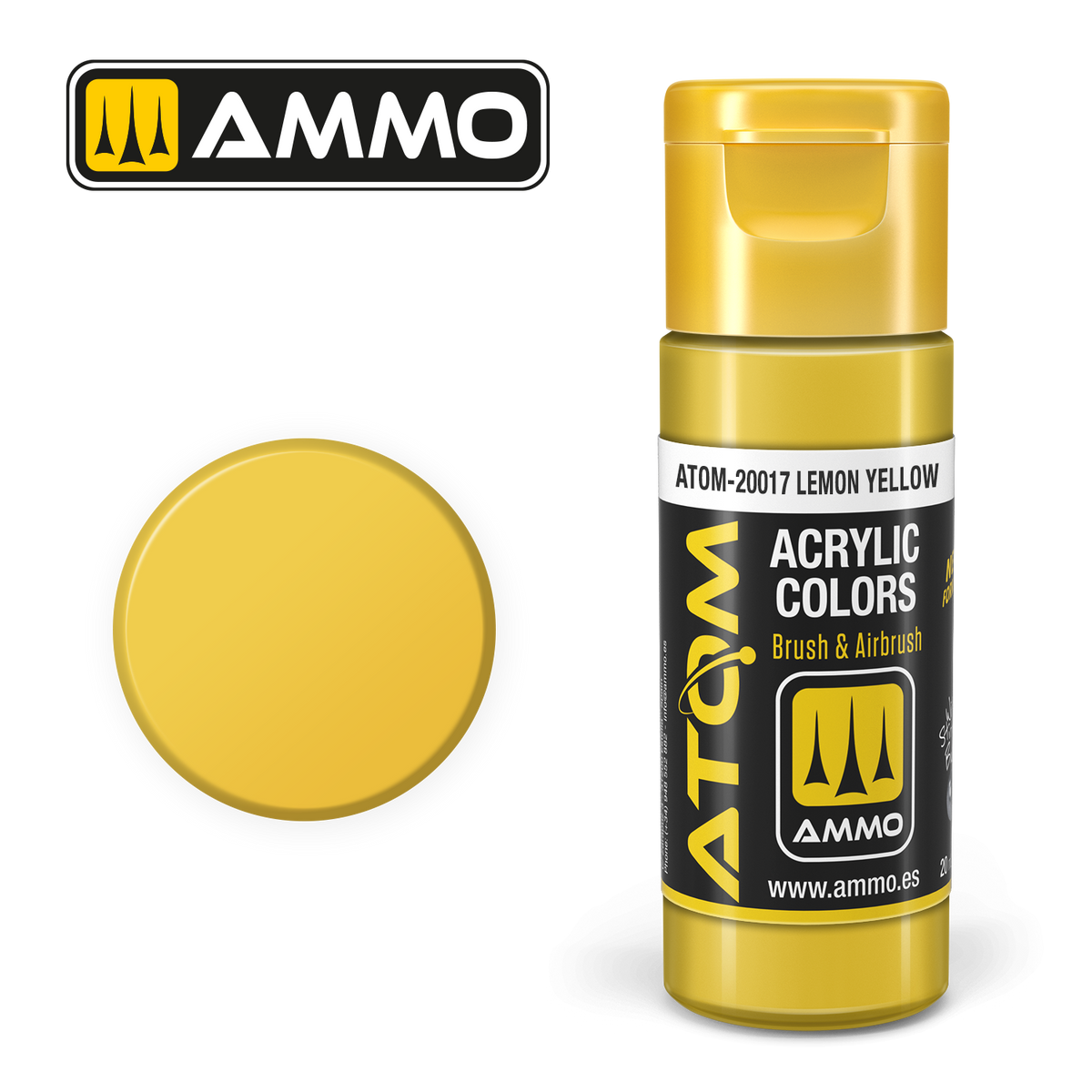 ATOM - 20017 Lemon Yellow (20ml) – Jix Hobbies