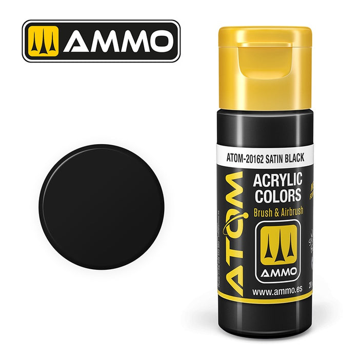 ATOM - 20162  Satin Black (20ml)