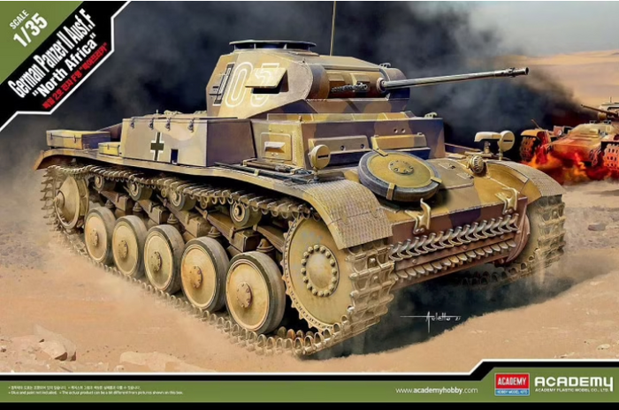 Academy - 1/35 Panzer II Ausf.F North Africa